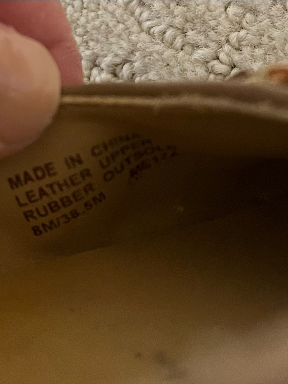 Michael Kors Tan Leather MK Logo Ballet Flats women’s size 8M - Picture 4 of 4